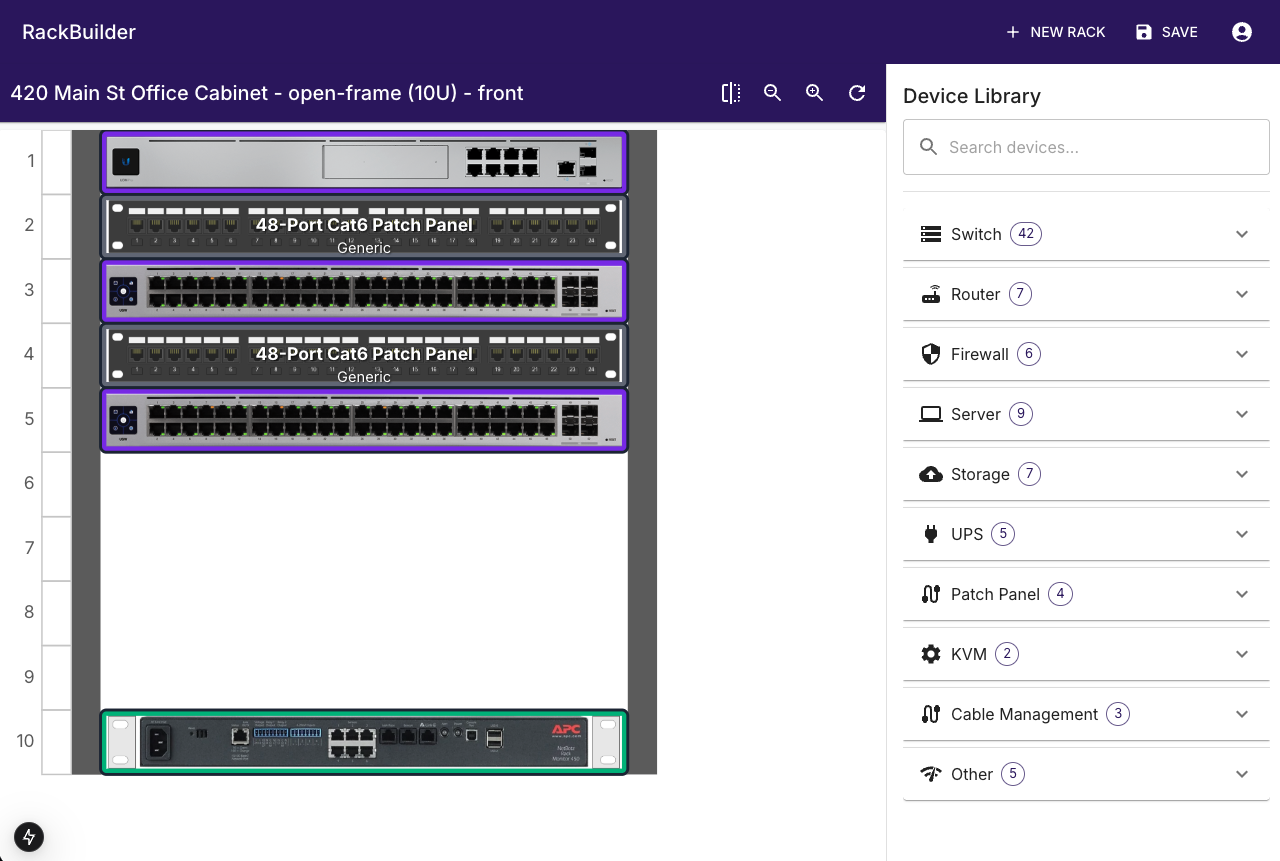 Rack Visualization Preview